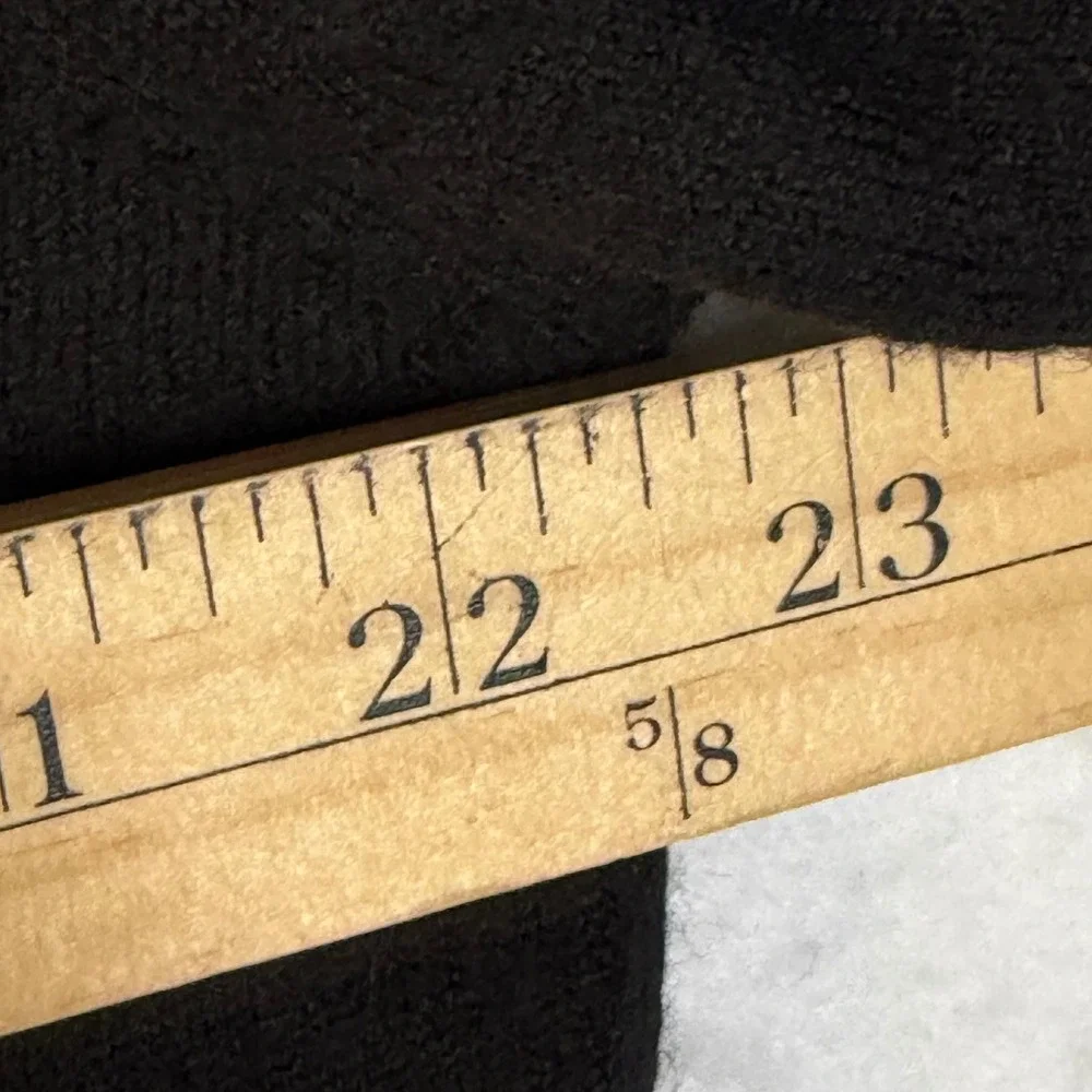 Jos A Bank Mens‎ Size Large Black Merino Wool V Neck Sweater Classic Office